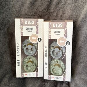 BIBS x LIBERTY Colour Pacifiers 2 Pack Capel - Sage Mix